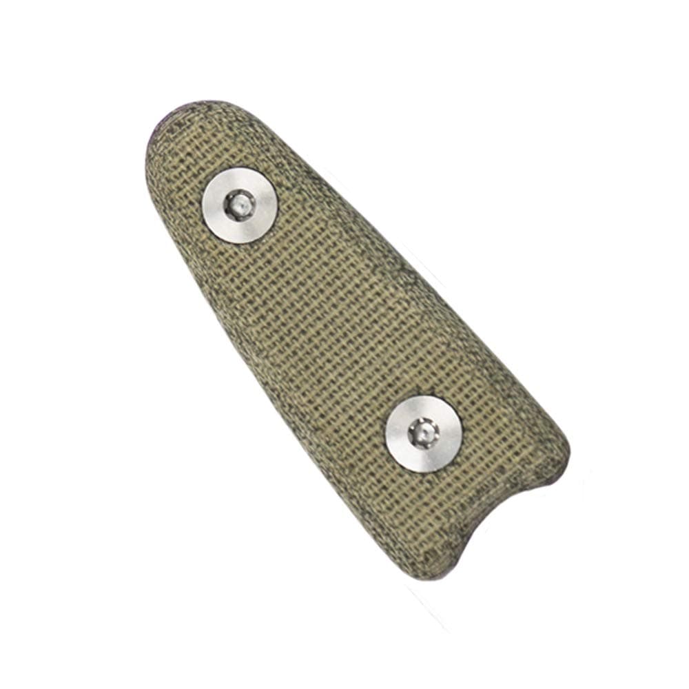 Izula Knife Handle Scales, Grip Upgrade for Fixed Blade Hunting Knives, Made in USA Camping, Hiking, Survival & Tactical Knife Handle Accessory, Outdoor Gifts for Men (Canvas Micarta)