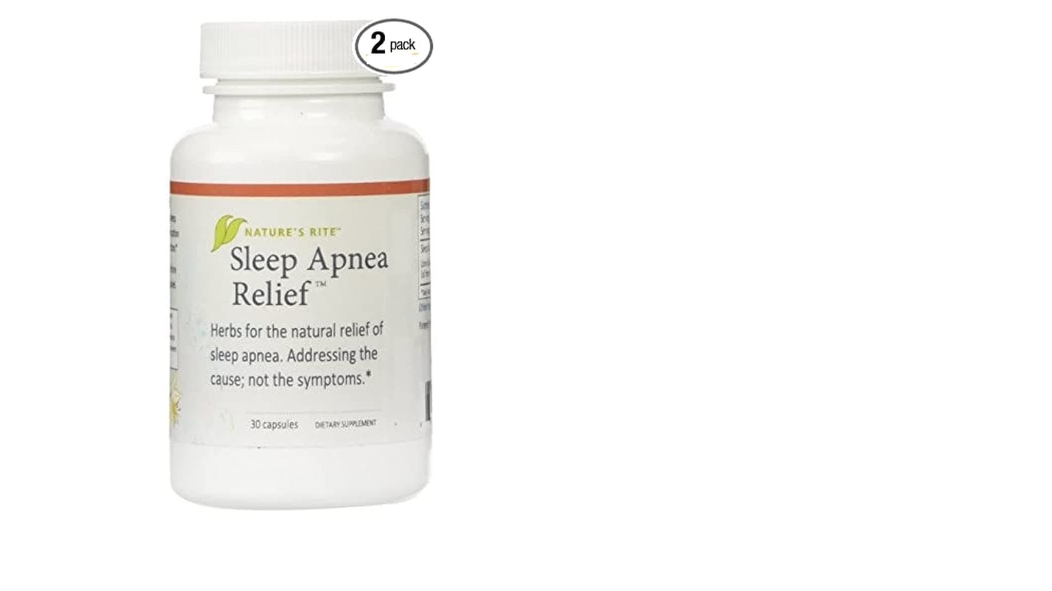 Sleep Apnea Relief Natures Rite 30 Caps (2 Pack)