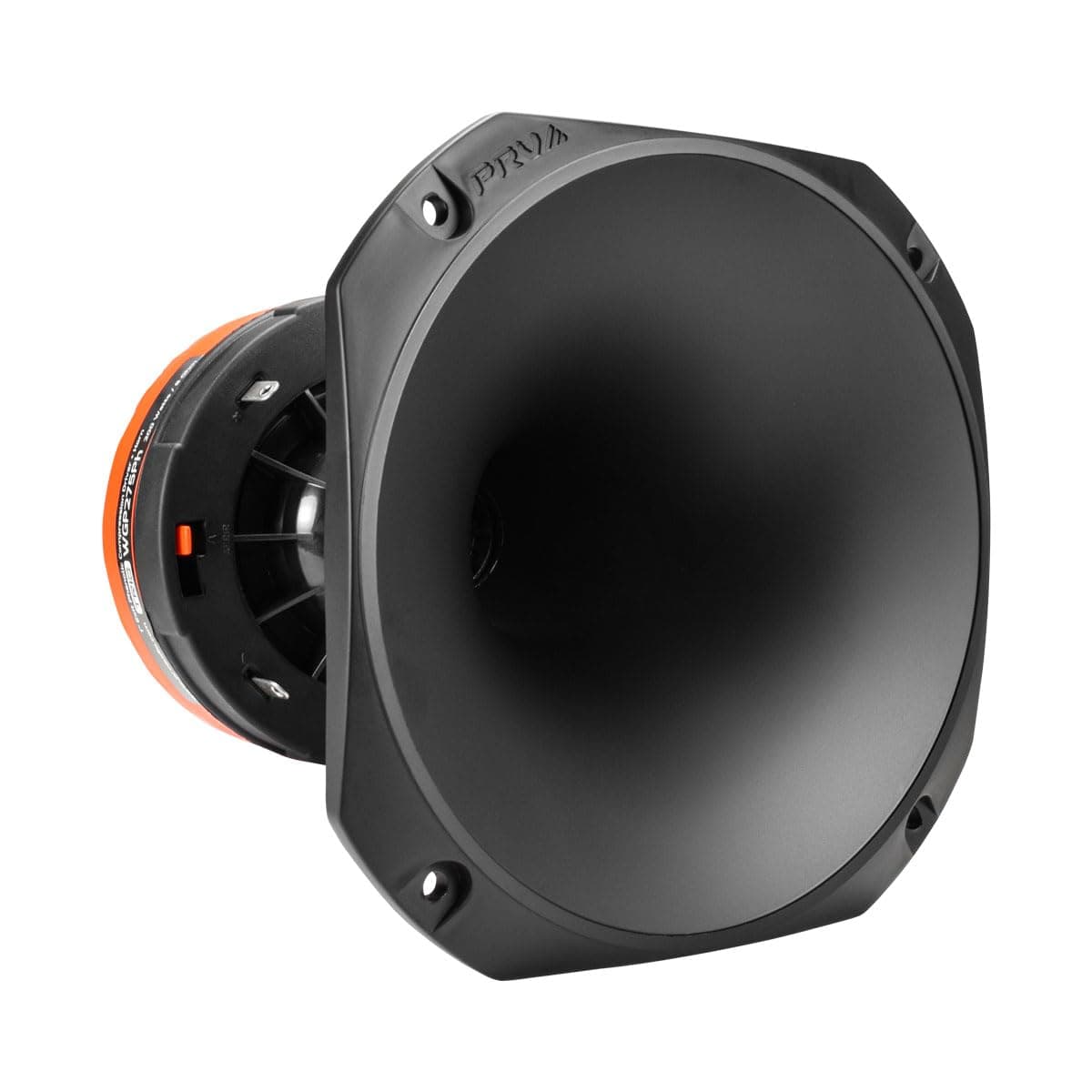 PRV AUDIO WGP275Ph 1” Exit Phenolic Driver Horn, Midrange Vocal Reproduction Low Distortion Compression Driver and Horn Combo, 200 Watts Horn Driver