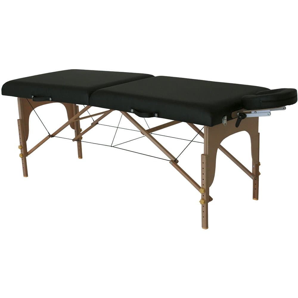 Massage Pro Folding Massage Bed, Black, 27 Inch