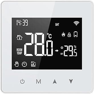 WiFi Smart Thermostat Low Power Battery Water Gas Boiler Temperature Controller(Z-i-g-B-e-e Version)