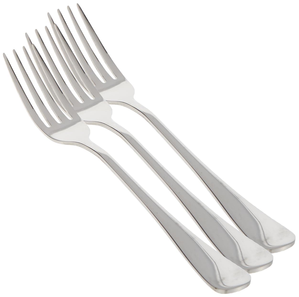 Vague Plano Stainless Steel Table Fork 3-Piece
