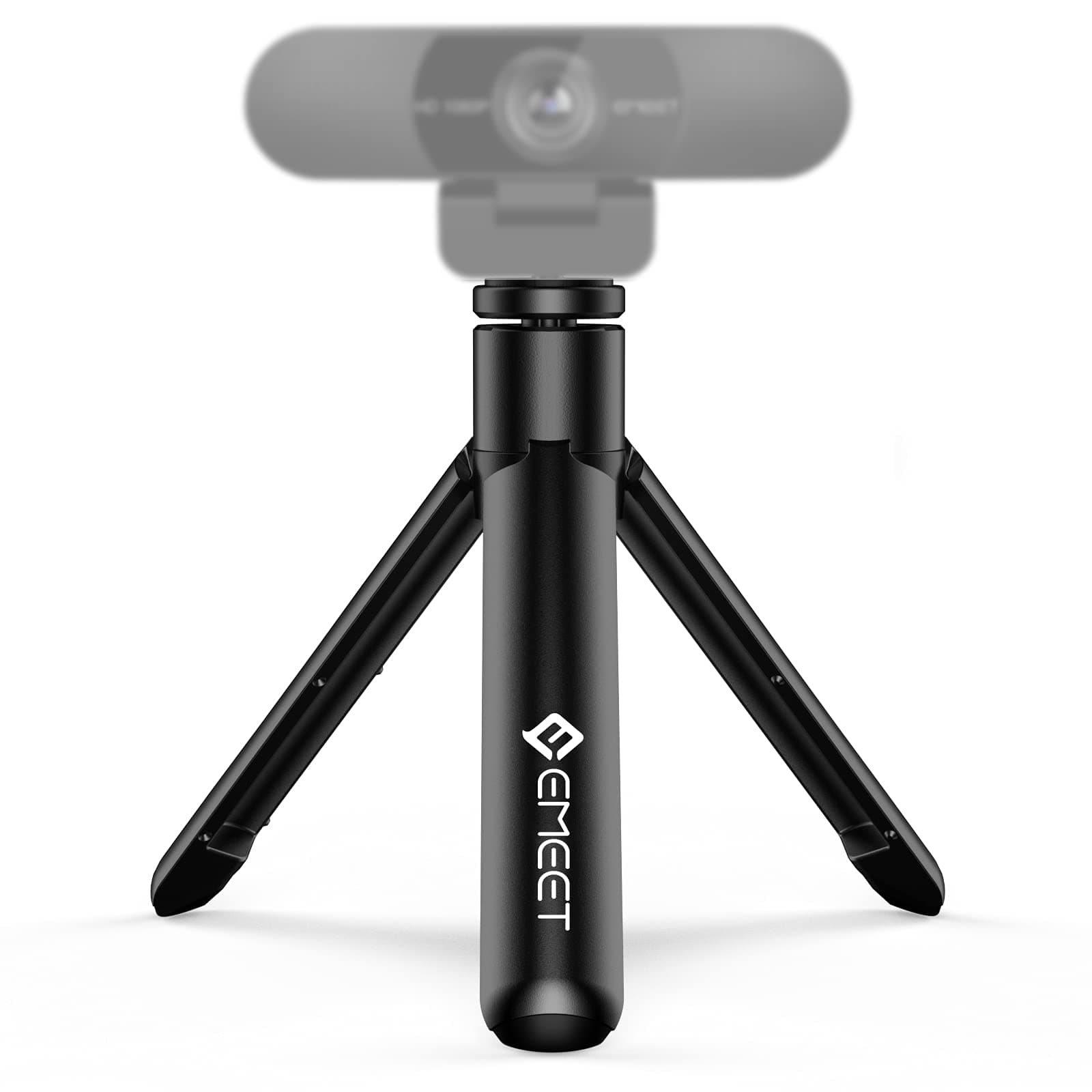 Professional Webcam Mini Tripod, Portable & Lightweight, Adjustable Height 5.7-12.2 Inches, Stable Use, Universal Compatible for Most Webcams/Phones/GoPros/Mirrorless Cameras
