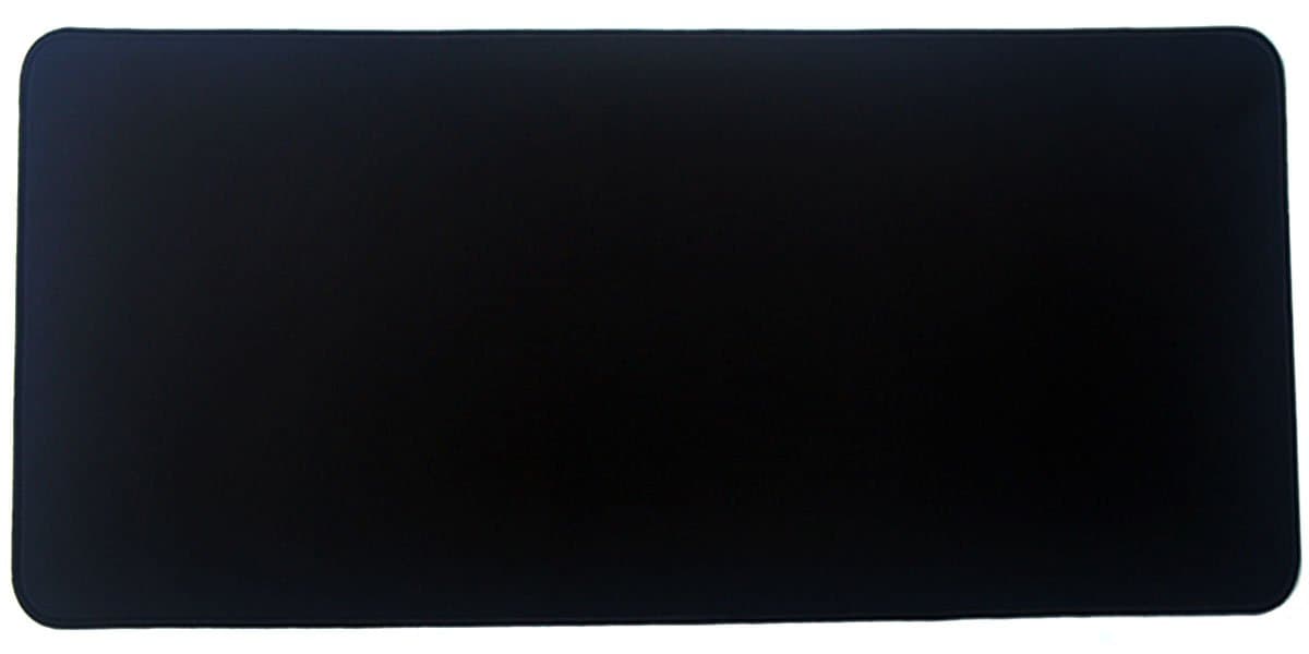 LilTechs Large Gaming Design Mouse Pad in Plain Black Mousepad (60 x 30cm)