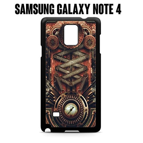 Phone Case Steampunk Motherboard for Samsung Galaxy Note 4 Plastic Black (Ships from CA)