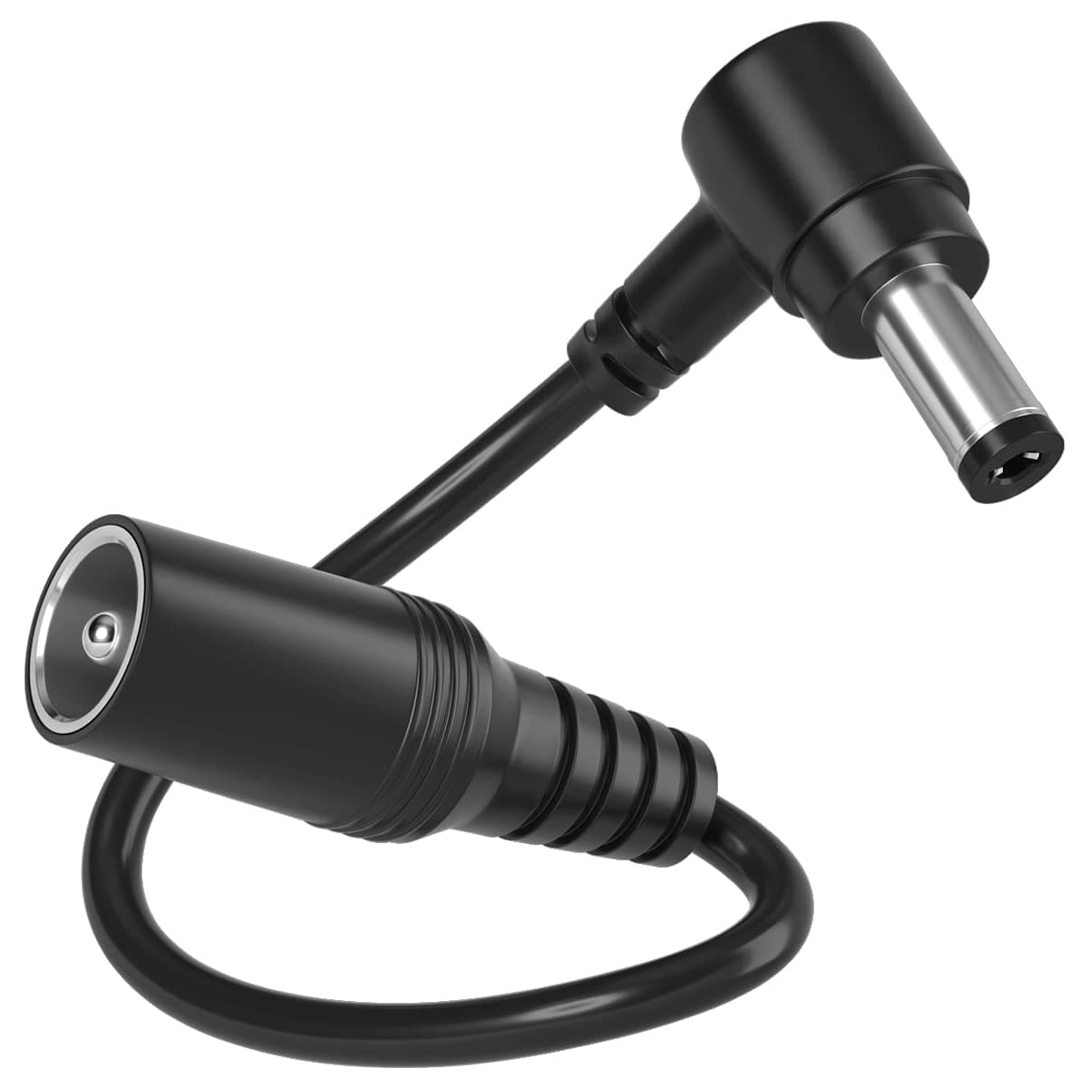 DC Extension Cable 5.5mm x 2.1mm 90 Degree Right Angle Male to Female Left Angle 12v DC Power Extension Cable Cord for IP CCTV Surveillance Security Camera LED Strip DVR Router Invoice Printer 1FT