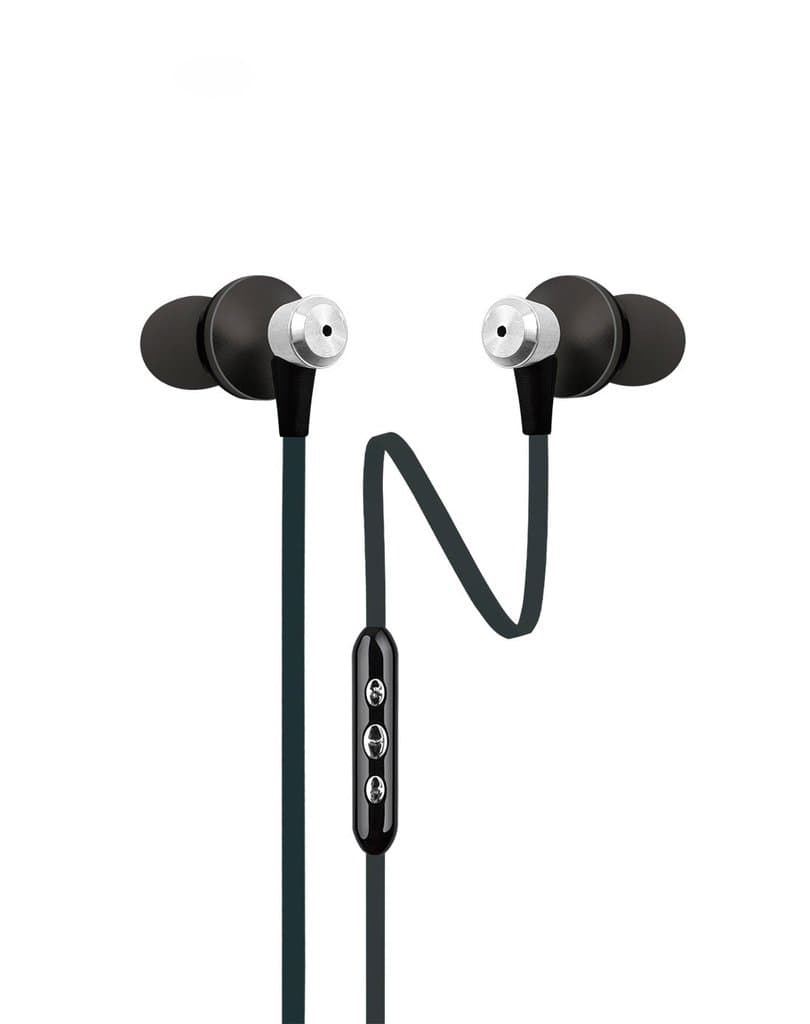 FINIGO 3.5mm High Performance Stereo Earbuds with Microphone and Universal 3-Button Control For Apple iPhone 6 / 6 Plus / 5 / 5S /5C, HTC One (E8), One (M8), Samsung Galaxy S5 Android Smartphone