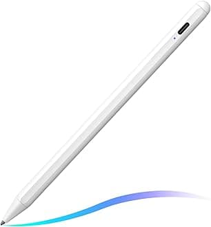 Stylus Pen for iPad (2024-2018) with Fast Charge & Palm Rejection, Active Pencil for Apple iPad Pro 11/13 M4,iPad Air 11/13 M2,iPad Pro 11/12.9",iPad 10/9/8/7/6th,iPad Air 5/4/3rd,iPad Mini 6/5