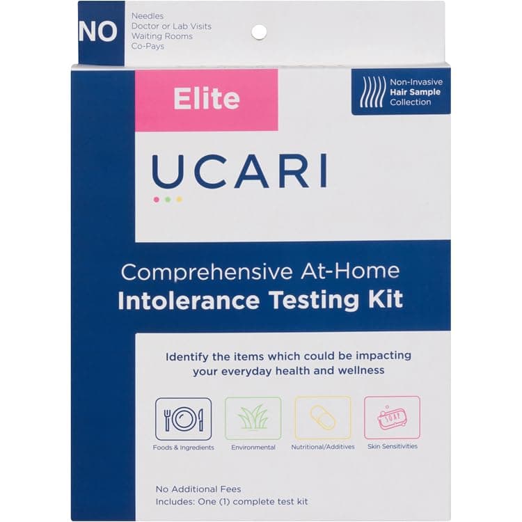 UCARI Personal Sensitivity Profiling Test | 1,500+ Food & Trigger Screening | At-Home Hair Sample Kit | Fast Digital Wellness Report | Digestive & Energy Insights | Not an Allergy Test