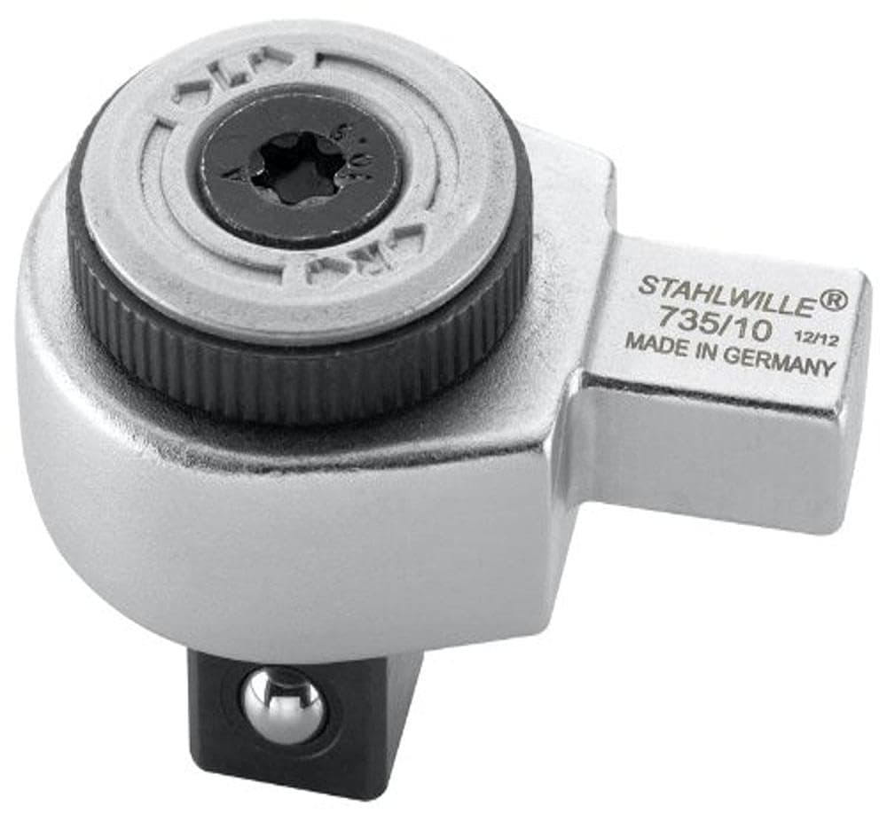 Stahlwille 58250010 Fine Tooth Ratchet Insert, for 1/2" Sockets, 60 Teeth for Precise Work, Fits 9x12mm Wrenches, 100 Nm Max Torque, Reversible, Made in Germany.