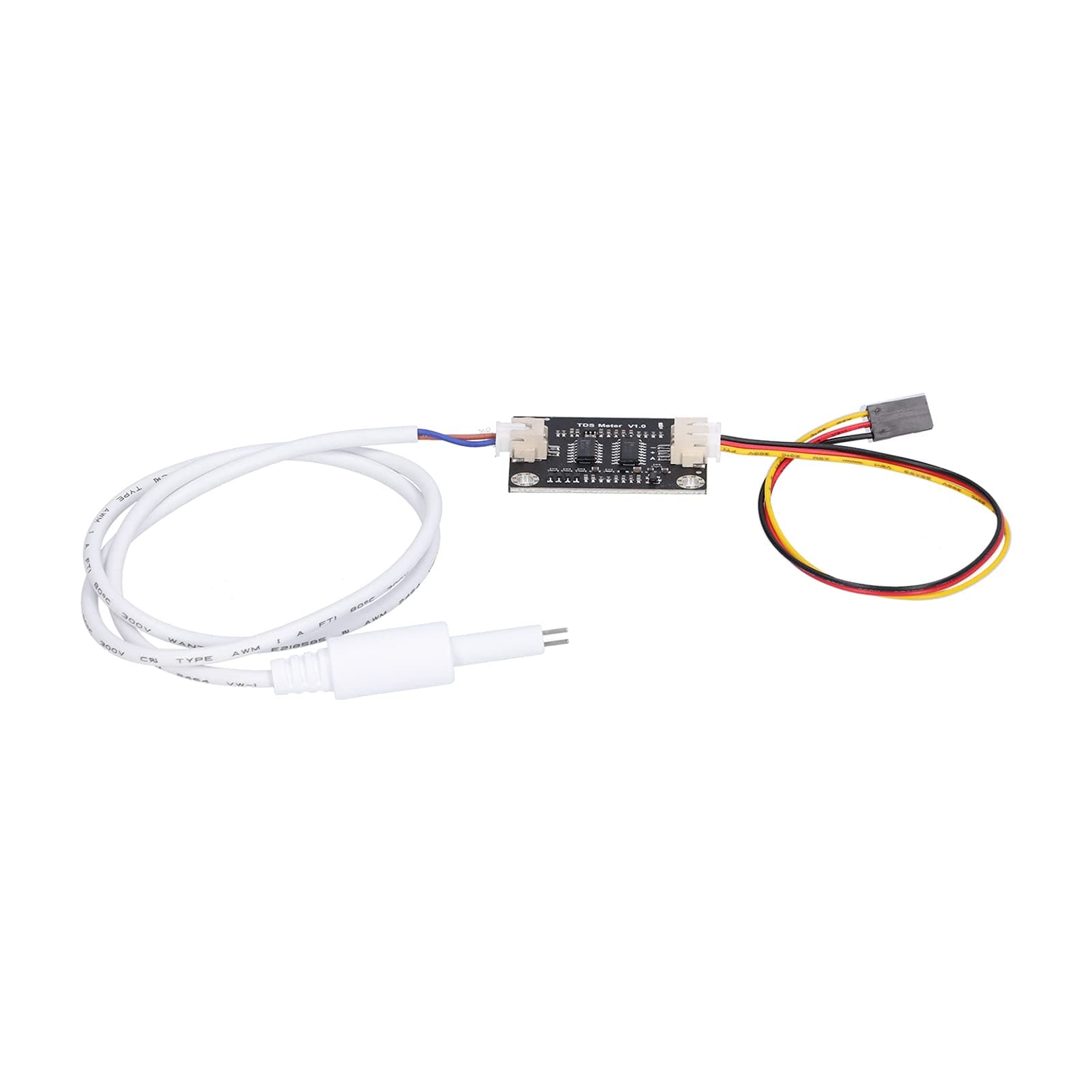 Analog TDS Sensor, XH2.54-2P Connection Interface, Water Test Meter, Four 3.2mm Mounting Holes, Water Conductivity Sensor Module, Plug and Play