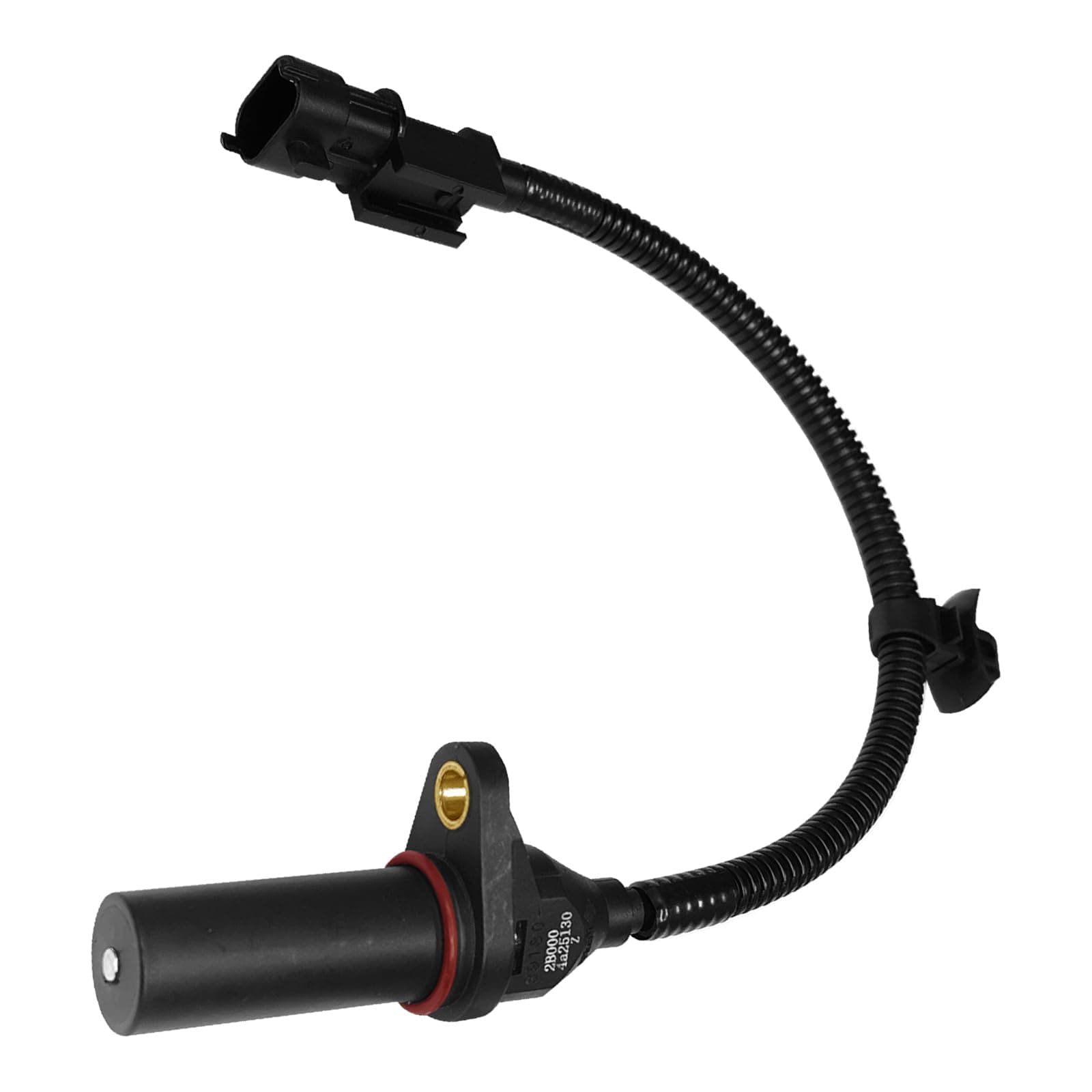 Crankshaft Position Sensor Engine Crankshaft Sensor OEM#39180-2B000 391802B000 SU13885, Crank Position Sensor Compatible with Hyundai Modern Kia Tucson Accent Rio Soul Dodge(Black)