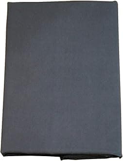 FULI100% Cotton Zippered Futon Cover, Japanese Futon Mattress Cover, Shikibuton, Made in Japan (Twin, Dark Gray)