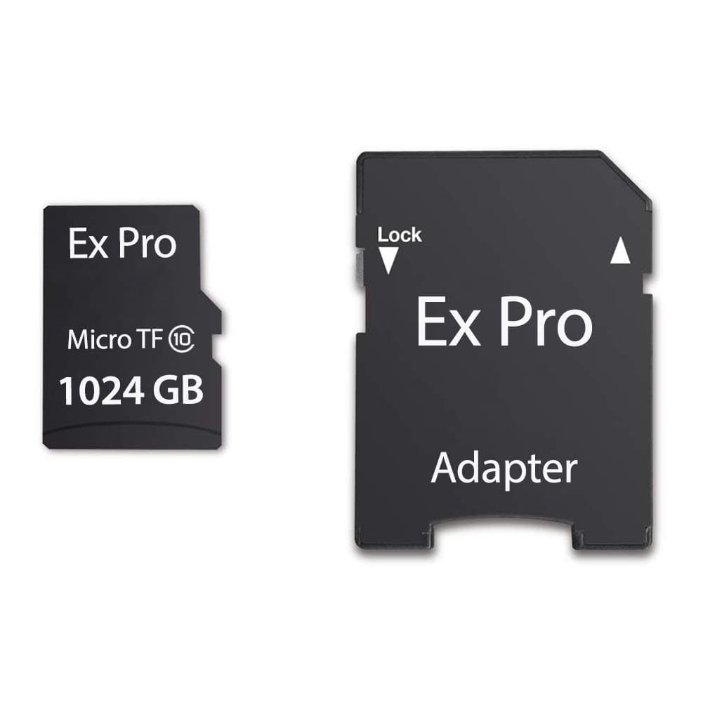 1024GB Micro Memory Card High Speed Class 10 with TF Card Adapter for Card SD SDXC Card for Cell Phone Camera MP3 1TB