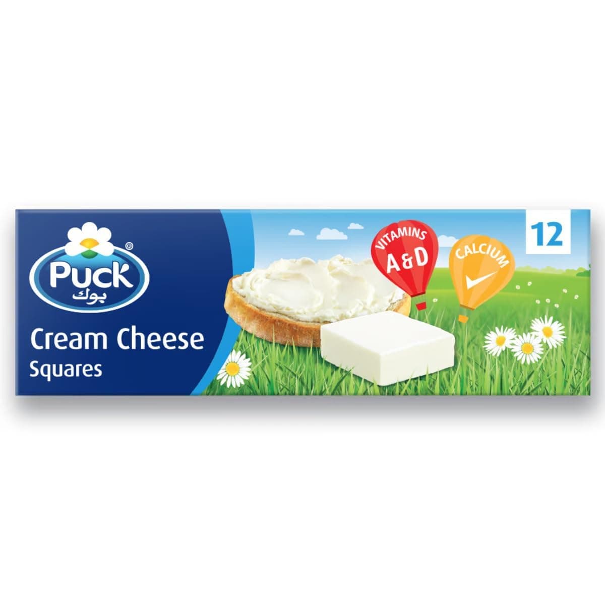 Puck Cream Cheese Squares 12 Pcs