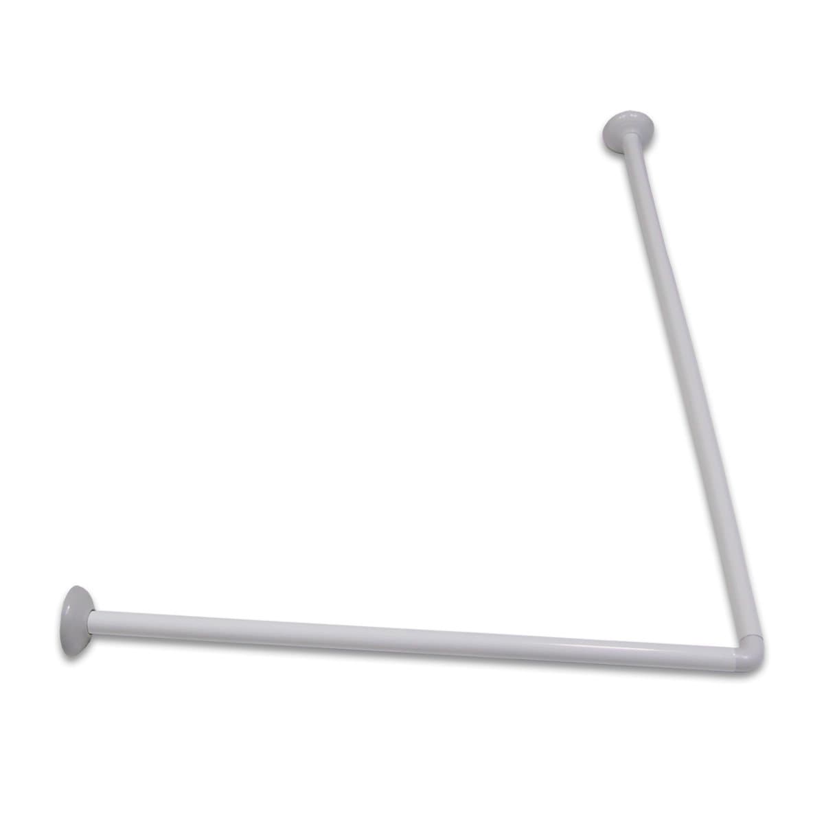 BriTools Shower Curtain Rail, See Description, White, L 80 x 80 cm