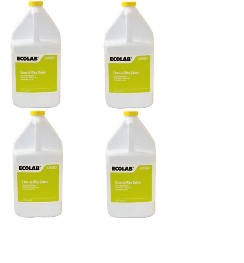 Ecolab 4 Pack 6100823 Lime Way 1 Gallon Lime Scale Remover