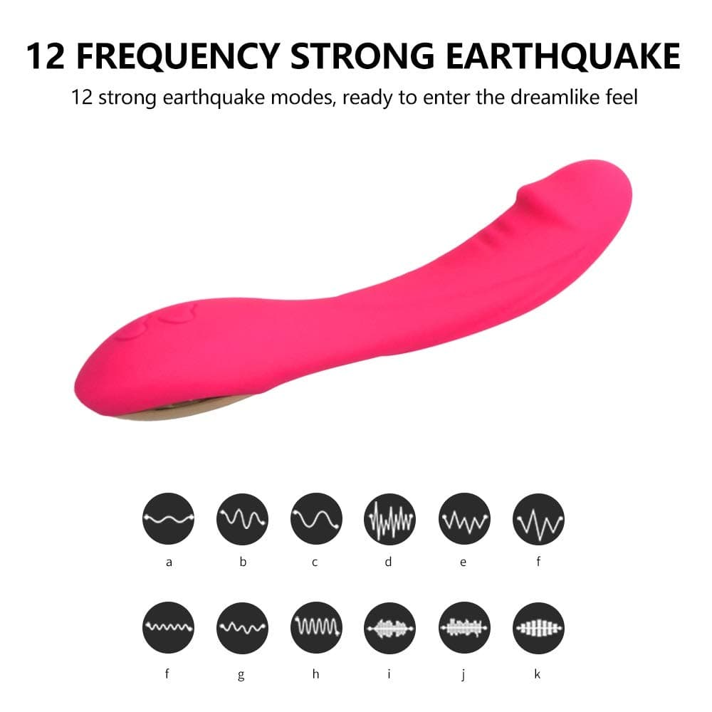 High Frequency Waterproof Vibr and Ating Massaging Magic Rotating Wand G Spotter Stimulating for Women - Dazzling Pink - Electric Toy for Women