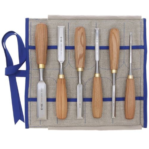 Pfeil Paring Chisel, 6 Piece Set In Tool Roll