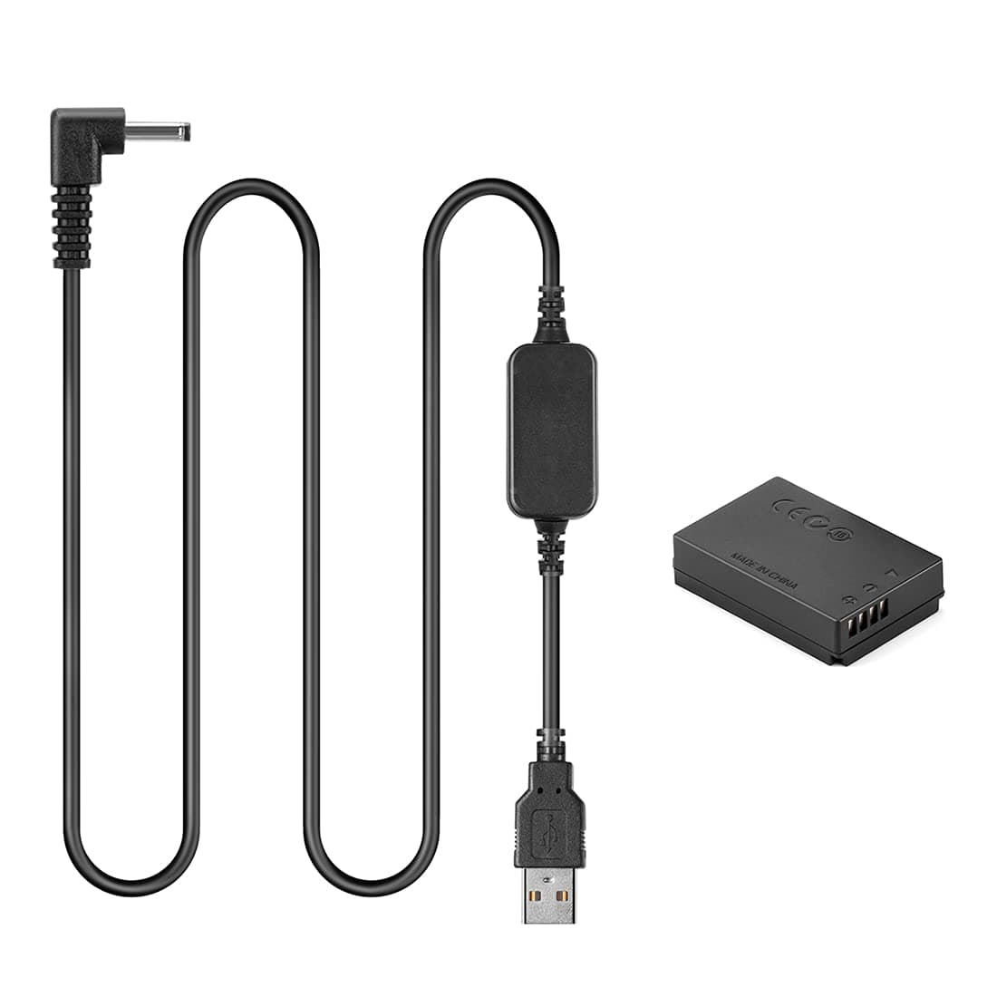 5V-8.4V USB Drive Cable ACK-E12 Mobile Power Supply + DR-E12 DC Coupler LP-E12 Dummy Battery Kit for Canon EOS M EOS M2 M10 M50 M100 M200