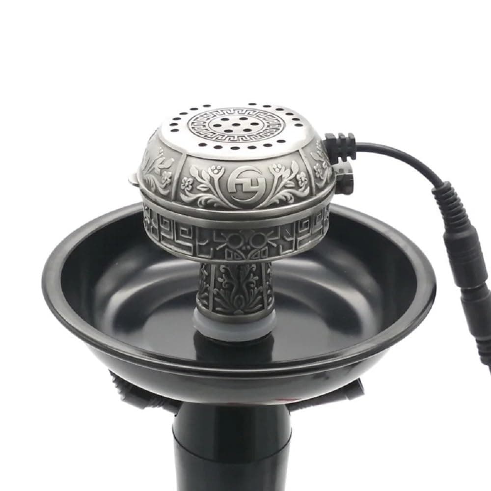 Hookah Bowl E-Head Multifunctional Electronic Smoke Pot Ceramic Shisha Charcoal Holder for Sheesha, Assorted