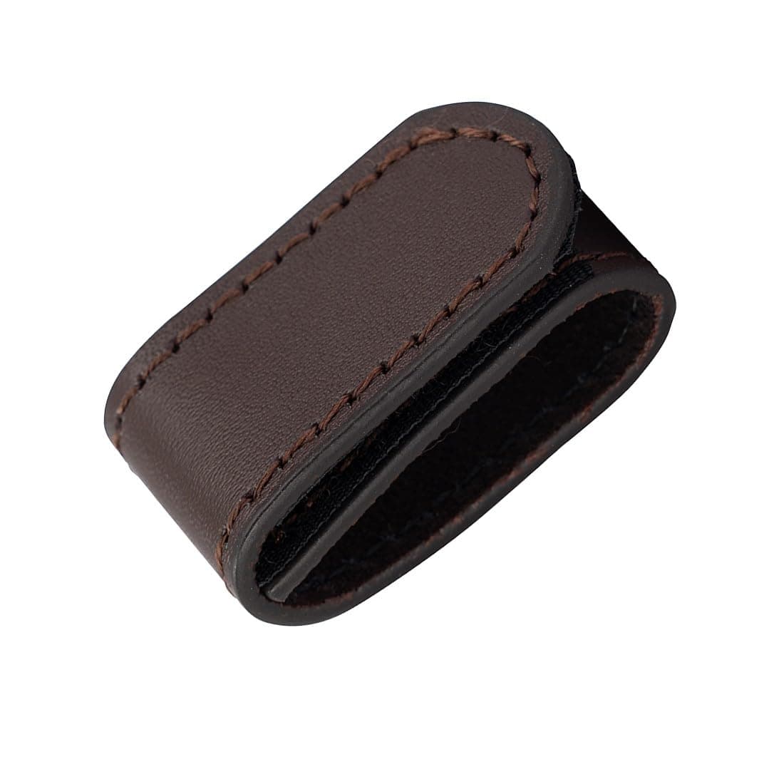 TACNEX Genuine Leather Belt Keeper 1 3/8" - 1 1/2" Wide Men's Belt Loop Stays Dress Belt End Holder Retainer Tool Belt Band