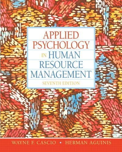 Applied Psychology in Human Resource Management