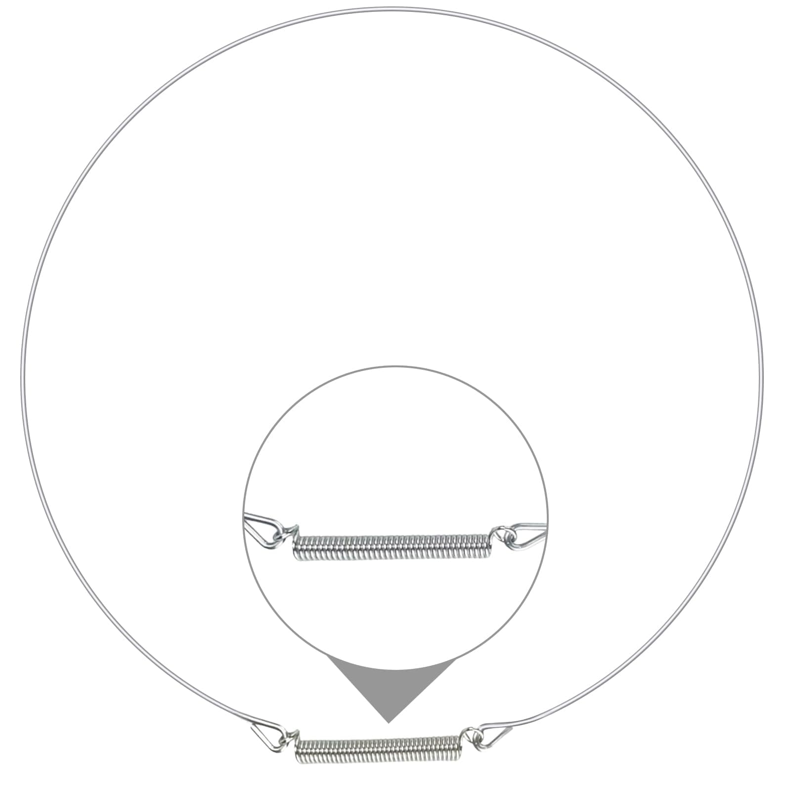 Dinghosen Washer Front Door Boot Spring Clamp for LG Electronics 2W20017E and Kenmore Compatible with WM2501HVA WM2250CW vWM2050CW WM2101HW WM2050CW WM2101HW and More