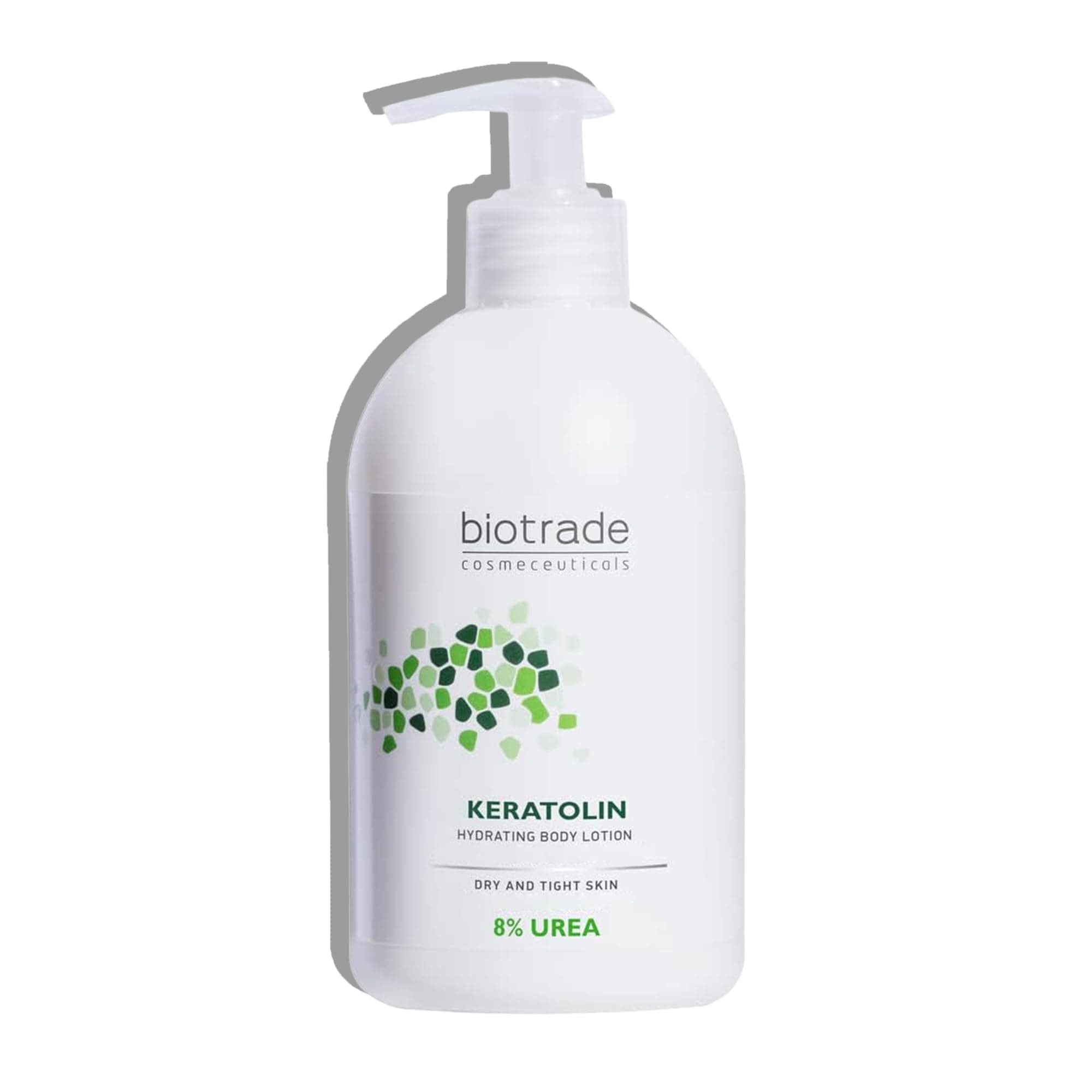 Biotrade Keratolin Hydro 8% Urea Body Lotion for Children & Adults – Deeply Hydrating Body Milk with Glycerin that Soothes Dry, Tight, Flaky, and Itchy Skin – 400 ml