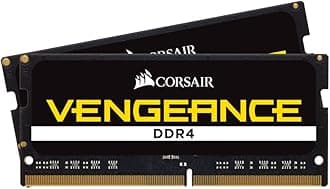 Vengeance SODIMM DDR4 RAM 32GB (2x16GB) 3200MHz CL22-22-22-53 1.2V Intel AMD Laptop Notebook Memory - Black (CMSX32GX4M2A3200C22)