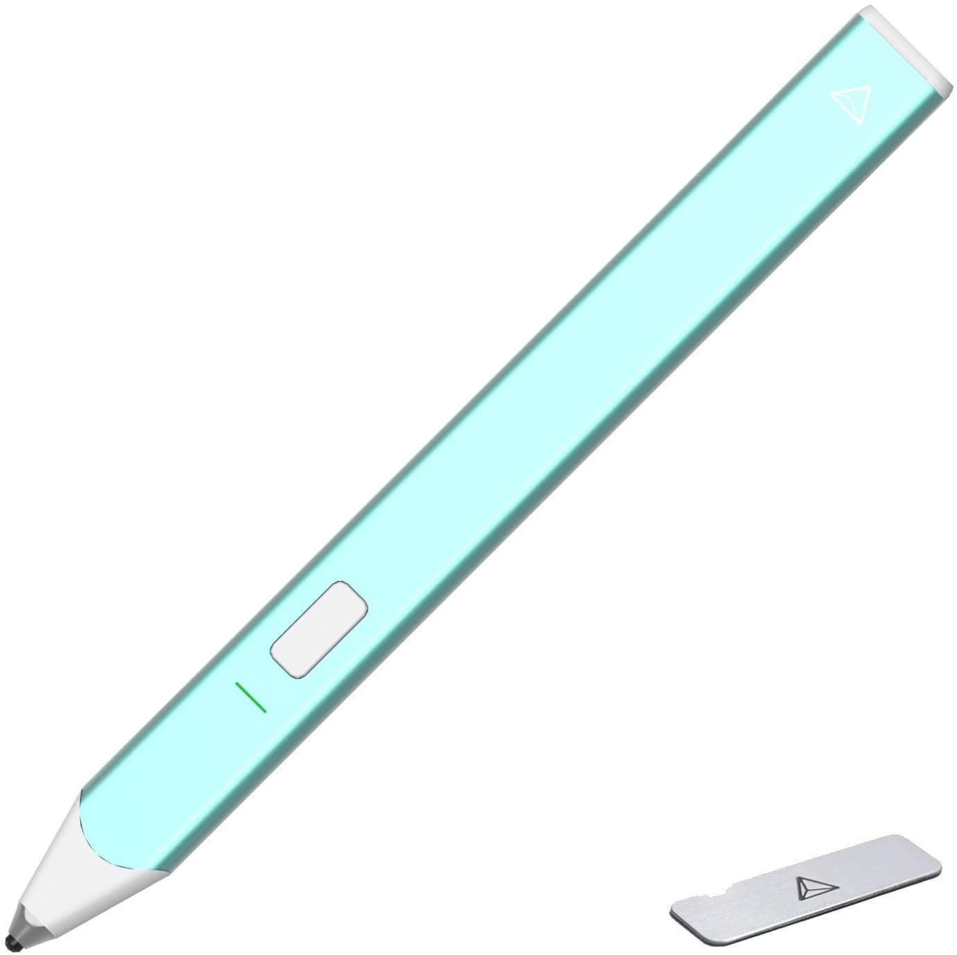 ADONIT Snap 2 Fine Point Bluetooth Stylus with Remote Shutter for iPhone 11/11 Pro/11 Pro Max/XR/XS/XS Max/X/8/7/6 and 8/7/6 Plus - Parakeet Blue