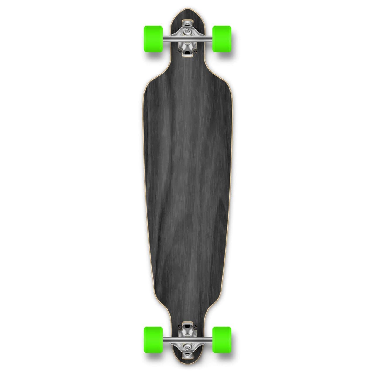 Blank and Checker Complete Drop Through Skateboards Longboard w/Black Widow Premium 80A Grip Tape Aluminum Truck ABEC7 Bearing 70mm Skateboard Wheels