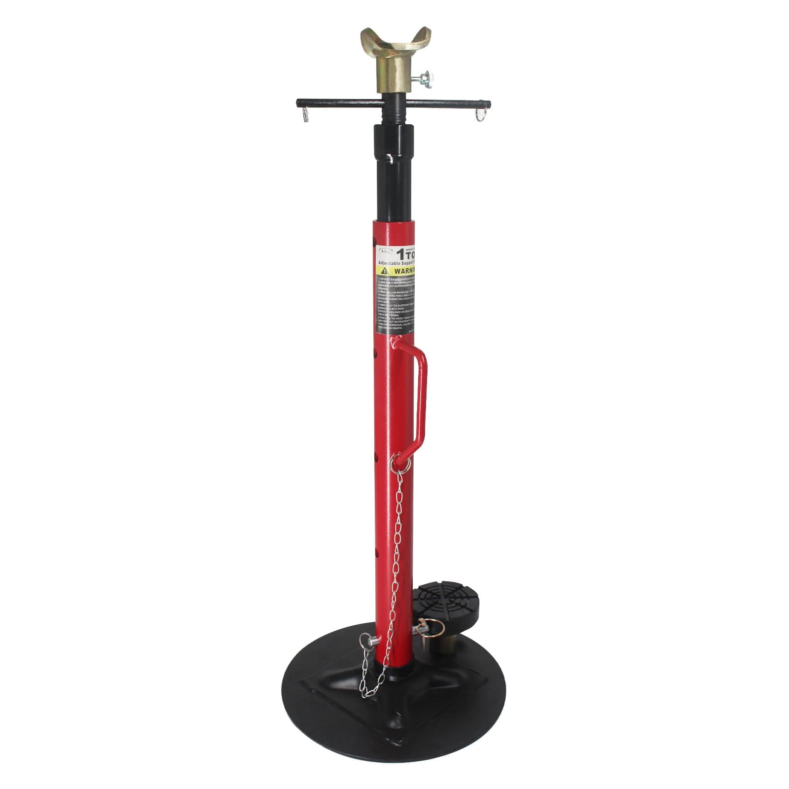 BESTOOL 1-Ton Underhoist Support Stand with Handle, Adjustable Height 30.7'' to 70.8'', Multi-Functional Topped Adapter, Easy Switching, Supporting Vehicle Components(US Patented)
