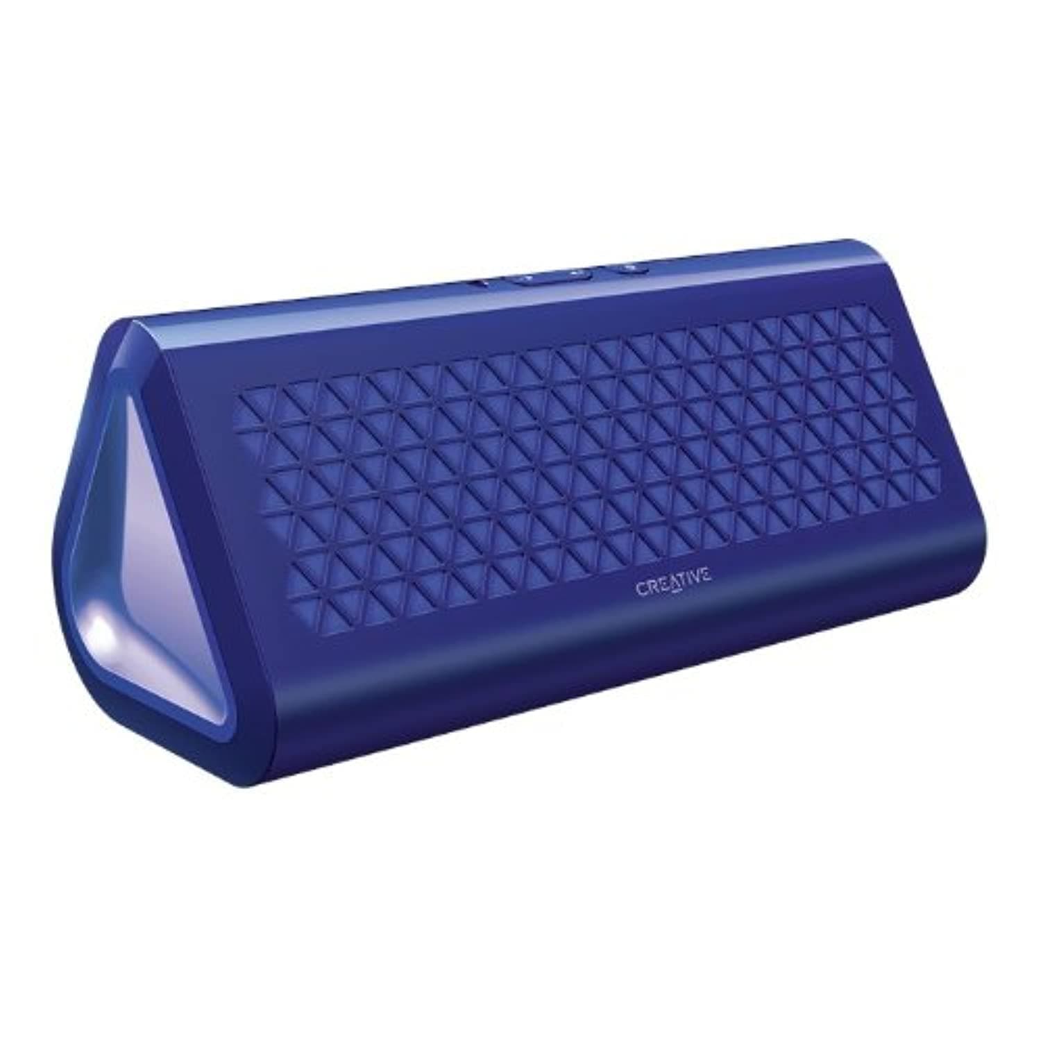 Creative Airwave Portable Wireless Bluetooth Speaker with NFC (Blue)