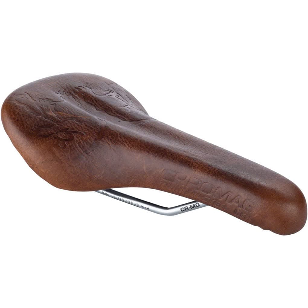 ChromagTrailmaster LTD Saddle: Oiled Leather Cover, Chocolate
