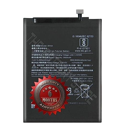 THE BATTERY STORE® Original BN4A Battery for Redmi Note 7 Pro/7 / 7S / M1901F7C / M1901F7G / M1901F7S Battery with 6 Month Warranty****(DD2825)