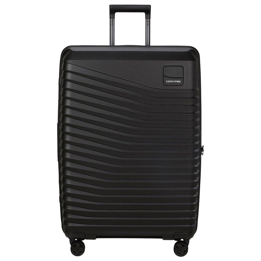 Intuo - Spinner L, Expandable Suitcase, 75 cm, 105/115 L, Black (Black)
