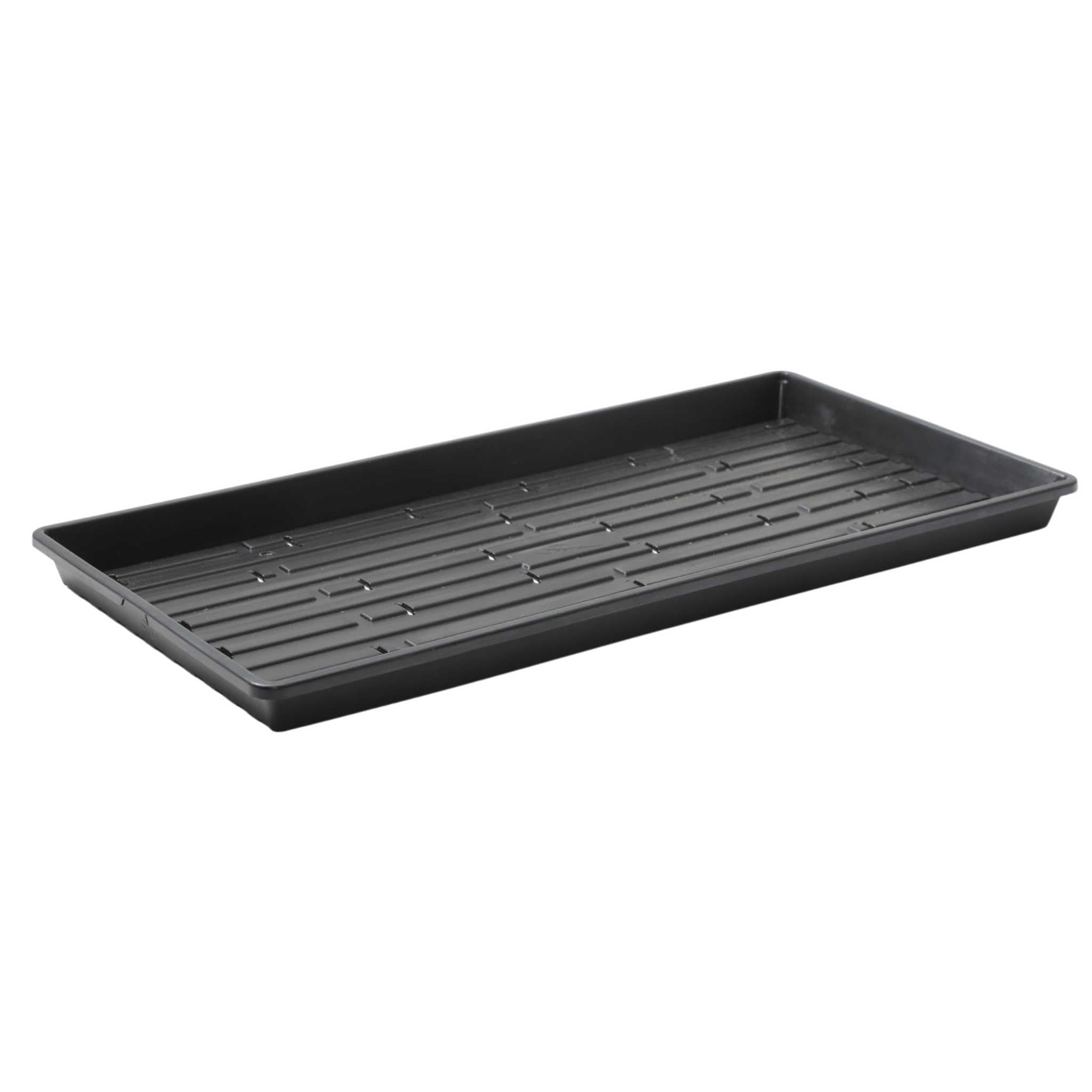 Microgreen 1020 Trays, Shallow Extra Strength 5 Pack Seed Tray with Holes - Grow Fodder, Wheatgrass, Sprouting, Plants Growing