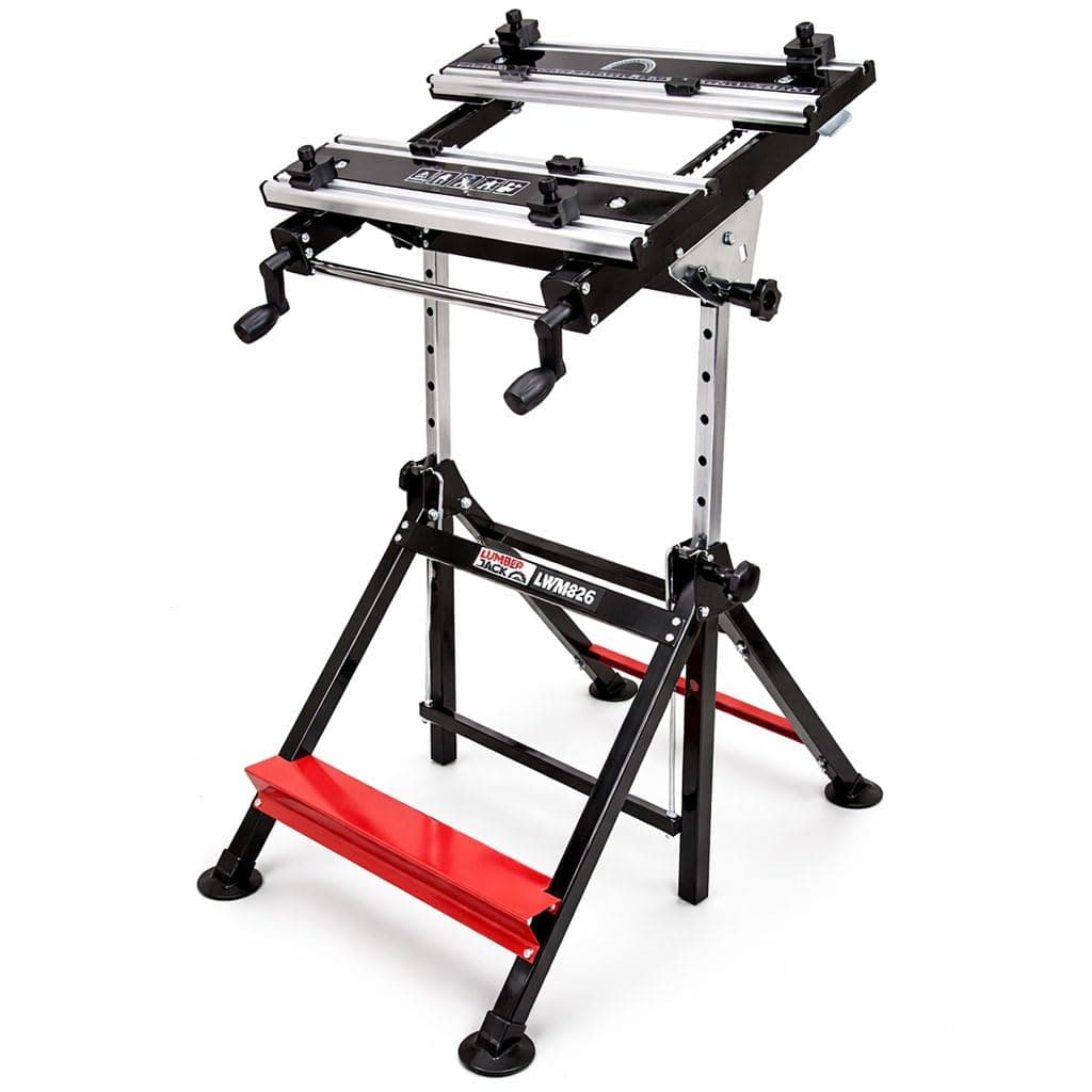 Foldable Steel Metal Workbench with Aluminium Work Surface, 100 kg Load Capacity