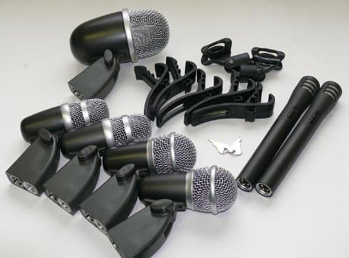 DSR Audio Equipment 7 Piece Studio Drum Microphone Kit