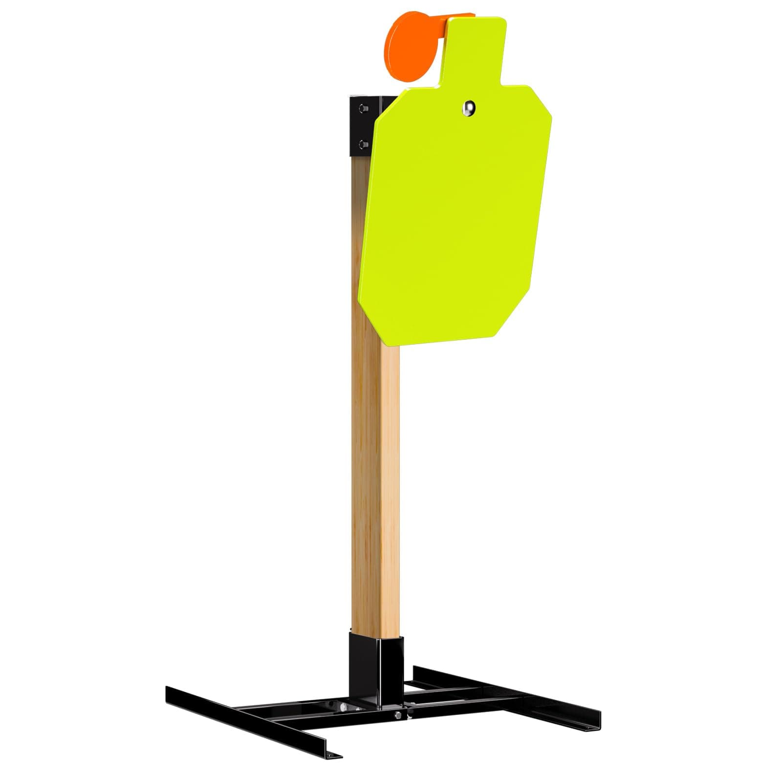 Target Stand System AR500 Steel Target Complete Kit - 3/8" Thick 7" x 12" Steel Hostage with 2x4 Stand Mount Kit