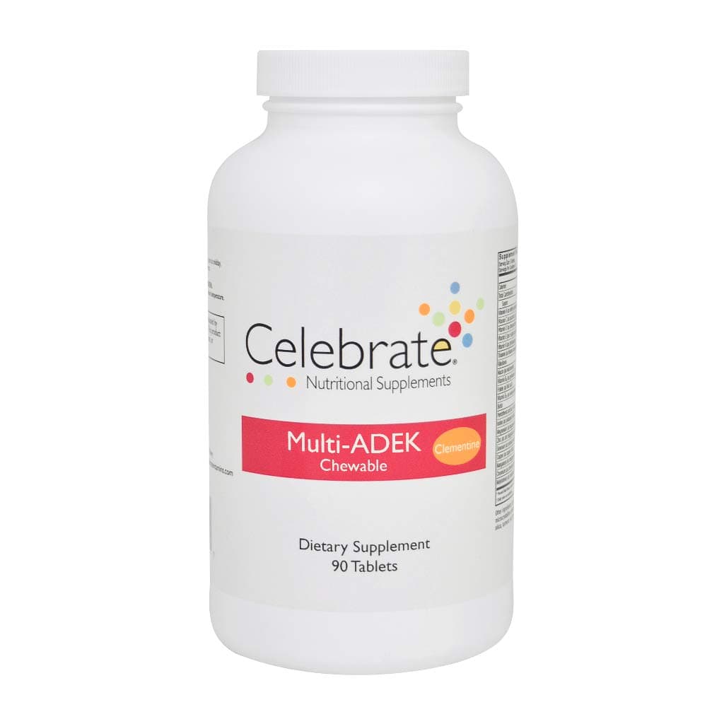 Celebrate Multivitamin ADEK - Clementine - 90 Count