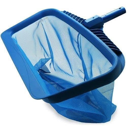EMAX Professional Swimming Pool Deep Leaf Net Standard Heavy Duty Pool Cleaning Tool Swimming Pool net with Brush Head Strong 18" Aluminium Handle Swimming Pool Cleaning Brush with EZ Clips,