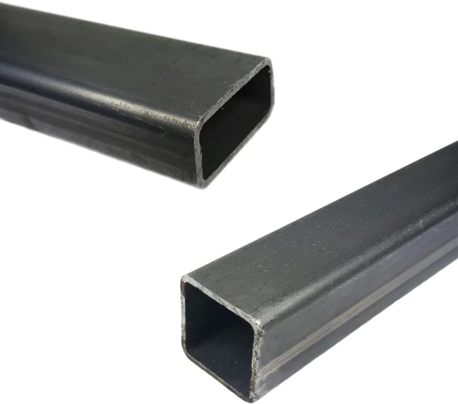 Mild Steel Box Section Square/Rectangular Hollow Section Pipes | 25mm 40mm 50mm x 2.5mm Wall Thickness (25 x 25mm, 100cm)