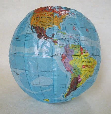 Paper Balloon- Globe (6 Inch Diameter) KF-28