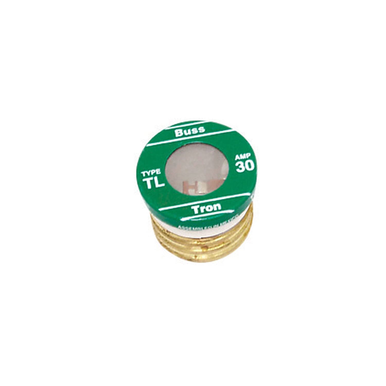 TL-30PK4 30 Amp Time Delay, Loaded Link Edison Base Plug Fuse, 125V UL Listed, 4-Pack
