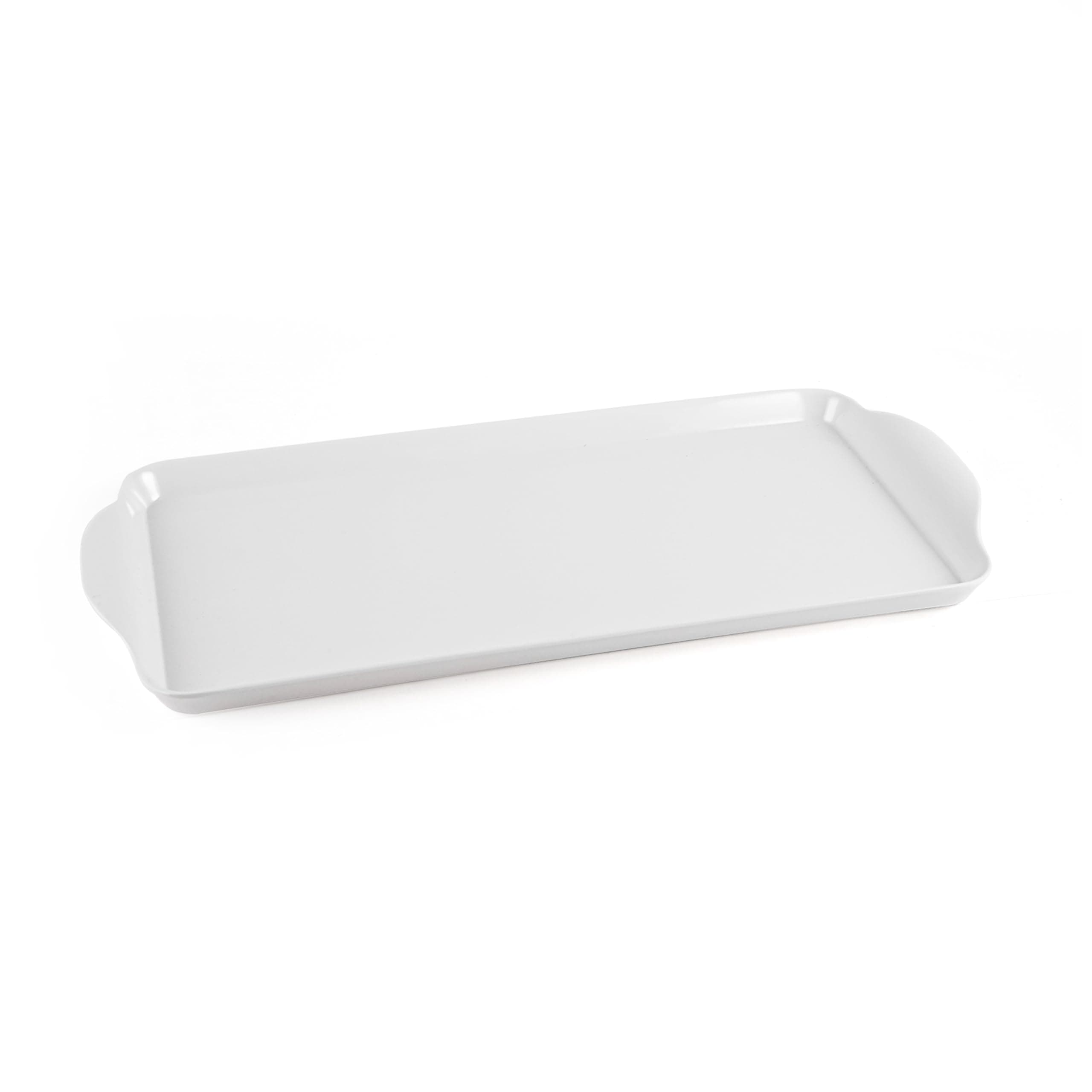 Melamine Rectangular Tray with Handle, 33 cm Size