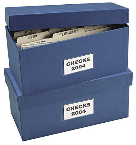 Business Check Storage Box Set (2 ct)
