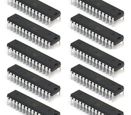 10-Pack Picoino Bootloader for Arduino Uno w. fuses Setup f. 16 Mhz External xtal: 10x Atmel ATmega328P-PU, 10 Items with Arduino Uno Bootloader, Genuine Picoino Instructions