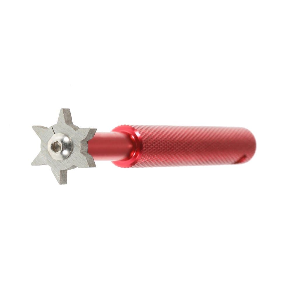 Nema Golf Club Groove Sharpener Tool - Red